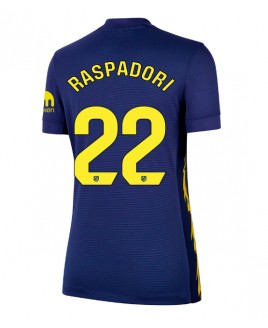 Günstige Atletico Madrid Giacomo Raspadori #22 Auswärtstrikot Damen 2025-26 Kurzarm